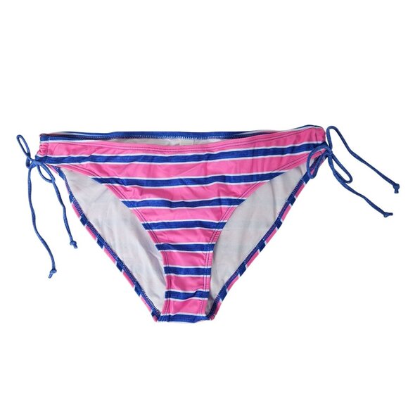 Womens Blue/Pink Tankini Swimsuit With Striped Bikini Bottoms XXL Swimwear Beach - Picture 8 of 13